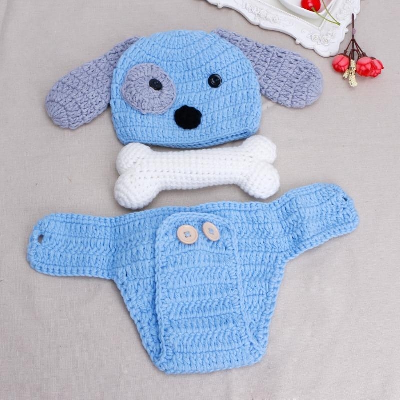 Baby Clothing Products - 3 Pcs/Set Newborn Photography Prop Hat