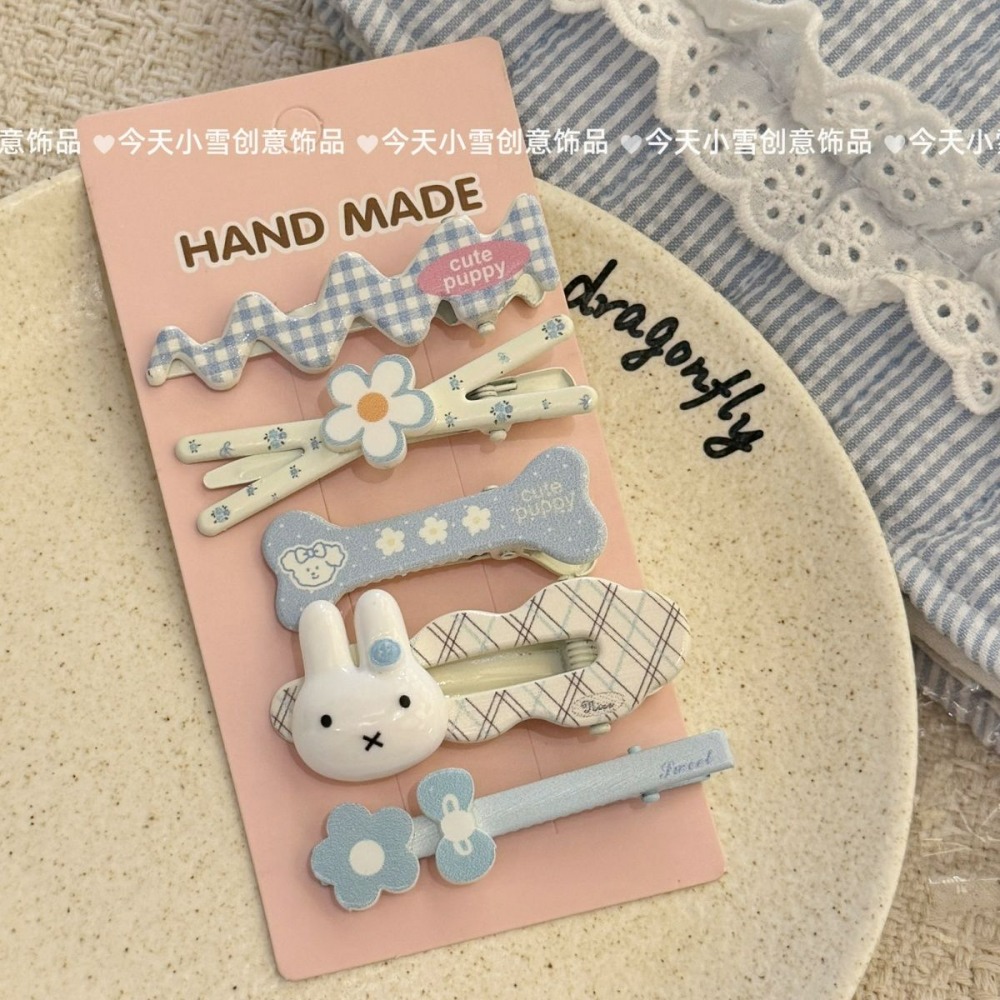 Baby Clothing Model - 5pcs Miffy Hair Clip Cute Baby