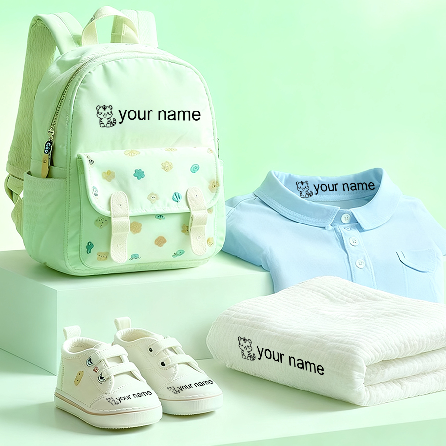 Personalized Kids Name Stamp-W - Baby Clothing Names ulasan dan harga