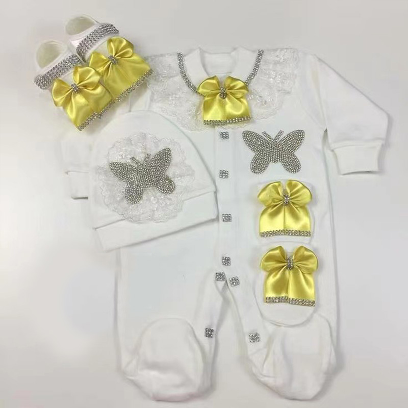 4pcs Welcome Home Romper Baby  - Baby Clothing Names ulasan dan harga