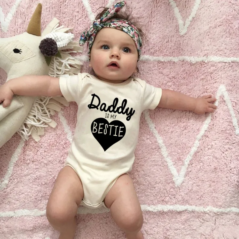 Daddy Is My Bestie Cute Baby B - Baby Clothing Online ulasan dan harga