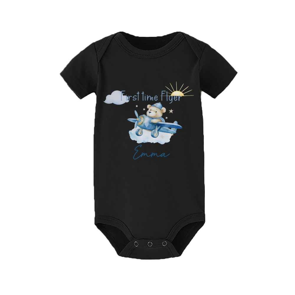 Custom Name Frist Time Flyer&b - Baby Clothing Names ulasan dan harga
