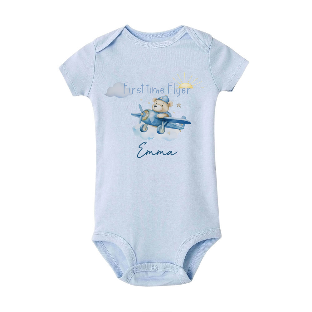 Custom Name Frist Time Flyer&b - Baby Clothing Names ulasan dan harga