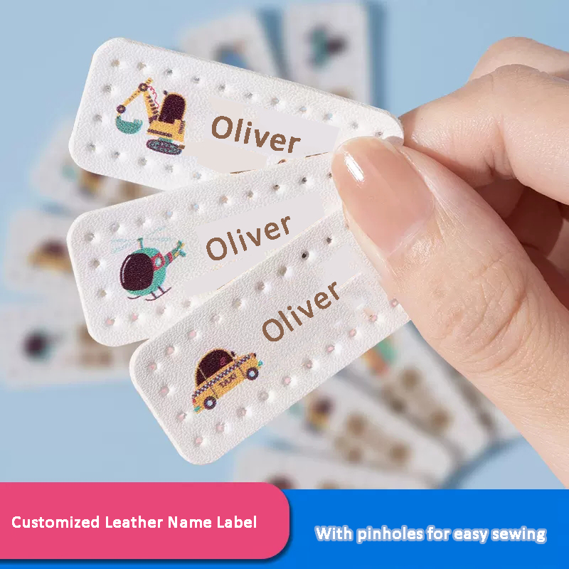 Customized Name Leather Laser  - Baby Clothing Names ulasan dan harga