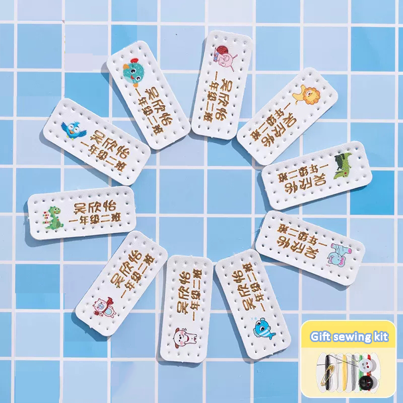 Customized Name Leather Laser  - Baby Clothing Names ulasan dan harga