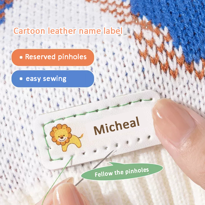 Customized Name Leather Laser  - Baby Clothing Names ulasan dan harga
