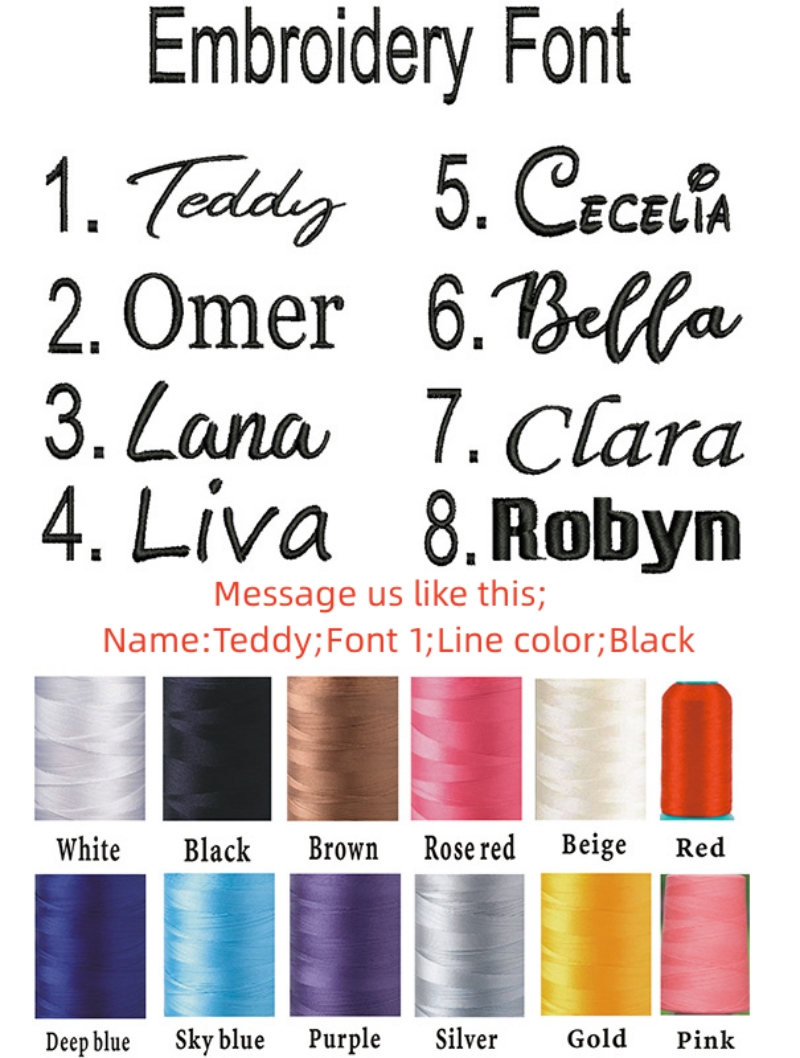 Personalised Embroidery Childr - Baby Clothing Names ulasan dan harga