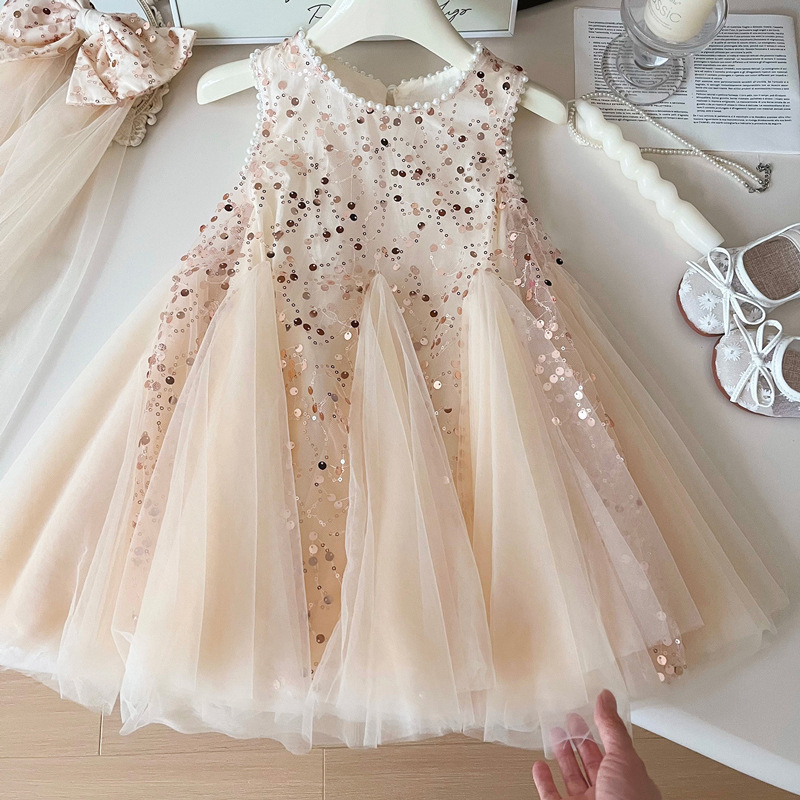 Summer New Baby Girl Pearl mes - Baby Clothing Dresser ulasan dan harga