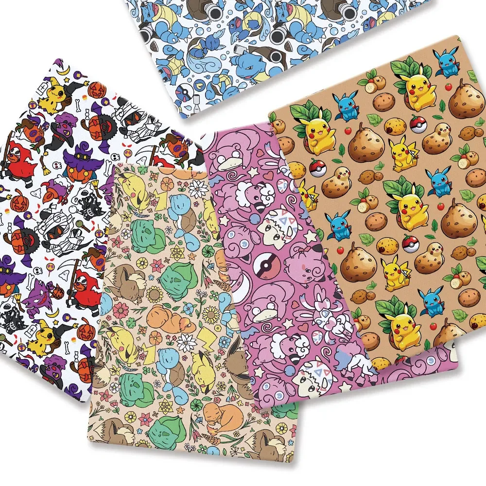Pokemon Cartoon Fabric140*50cm - Baby Clothing Japan ulasan dan harga