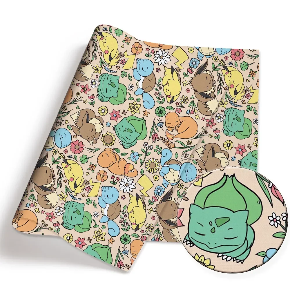 Pokemon Cartoon Fabric140*50cm - Baby Clothing Japan ulasan dan harga