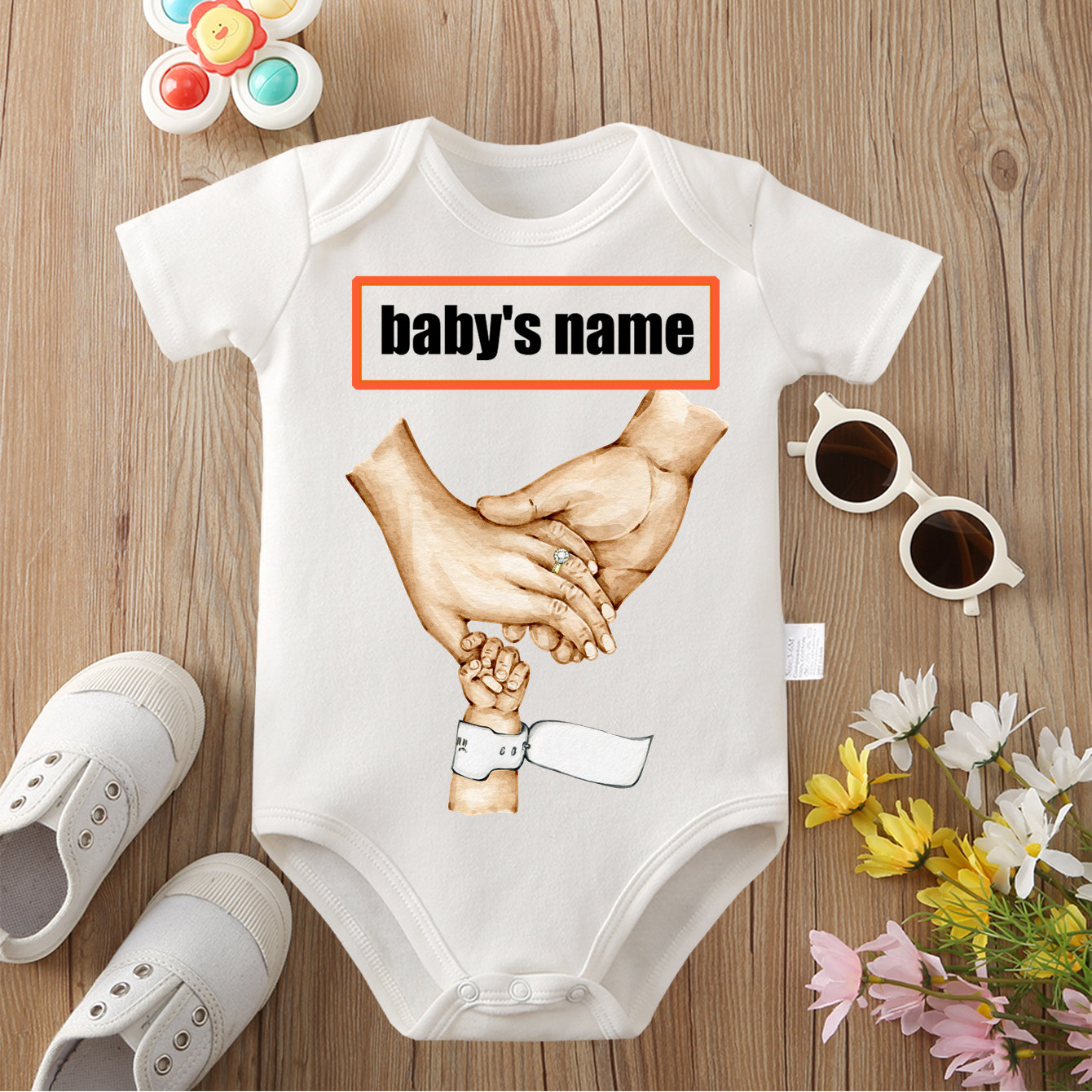 Custom Text (Baby's Name) Jump - Baby Clothing Names ulasan dan harga
