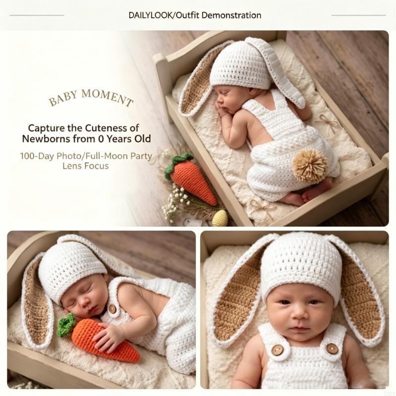 Crochet Knitted Newborn Photog - Baby Clothing Products ulasan dan harga