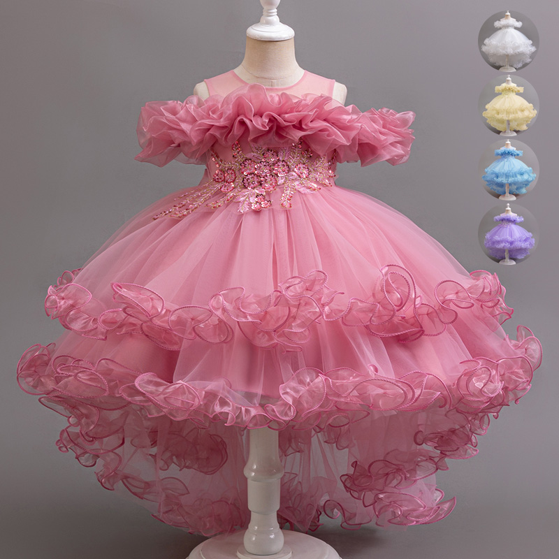 Girl Flower Princess Sequins B - Baby Clothing Dresser ulasan dan harga