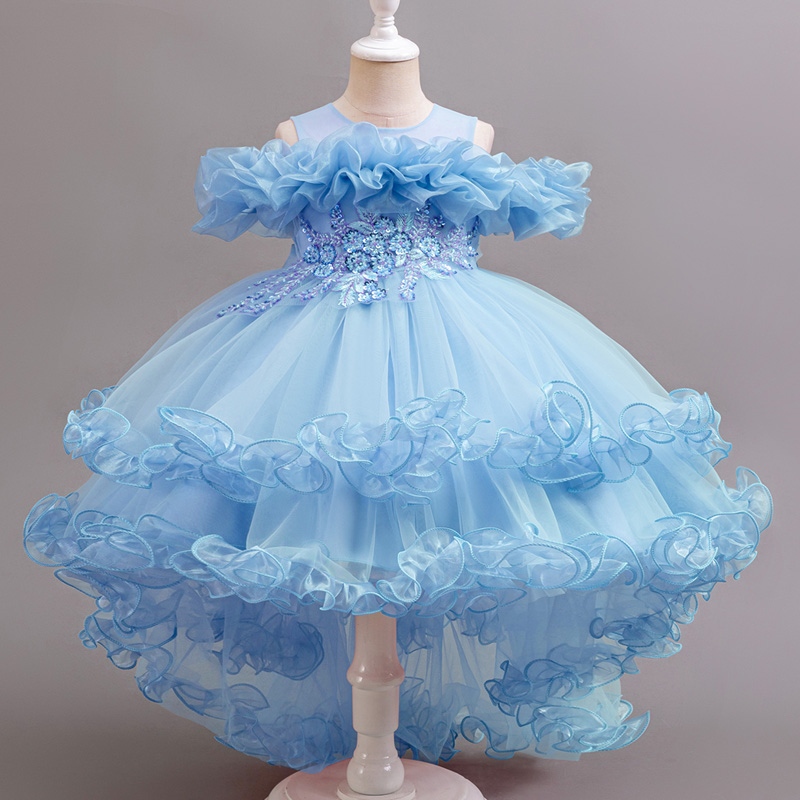 Girl Flower Princess Sequins B - Baby Clothing Dresser ulasan dan harga