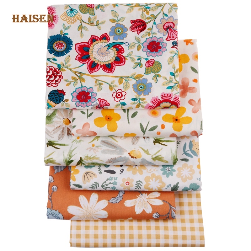 6pcs 40x50cm Cotton Twill Patc - Baby Clothing Organic Cotton ulasan dan harga