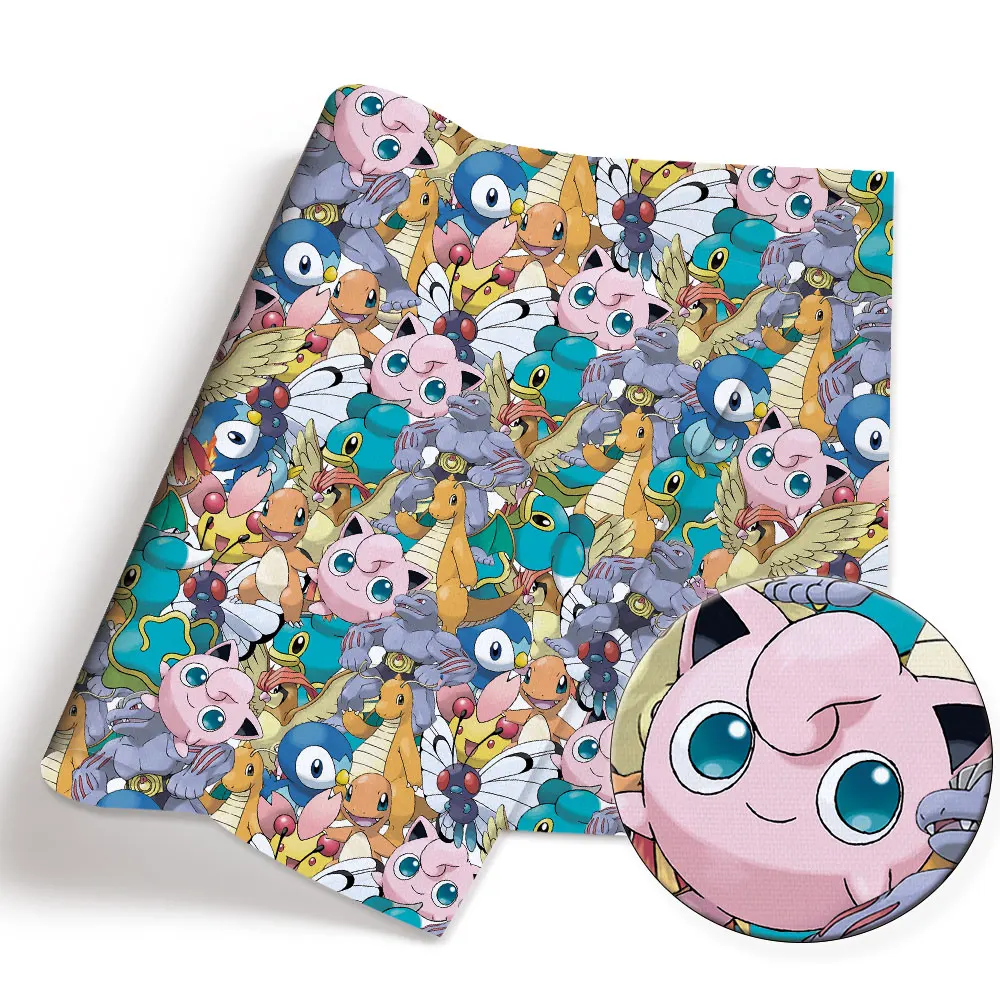 Pokemon Cartoon Fabric140*50cm - Baby Clothing Model ulasan dan harga