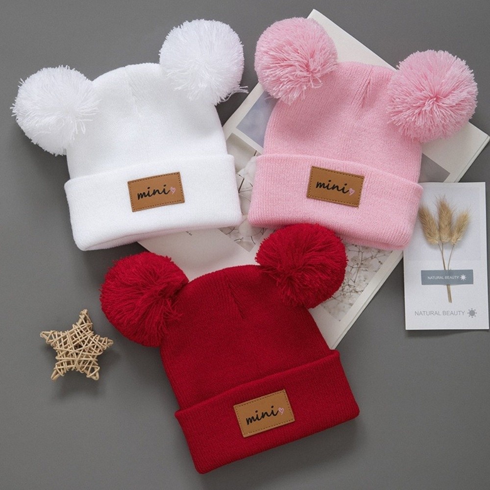 Double Ball 0-3 Years Old Infa - Baby Hat Beanie ulasan dan harga