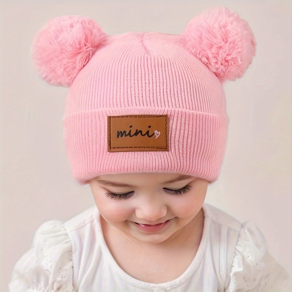 Double Ball 0-3 Years Old Infa - Baby Hat Beanie ulasan dan harga