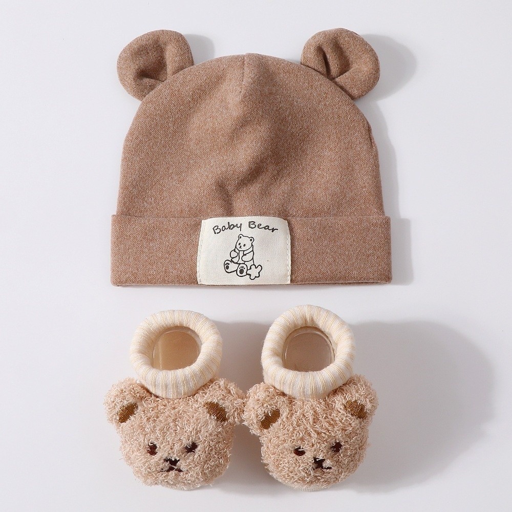2Pcs/Set Cute Cotton Baby Hat  - Baby Hat Beanie ulasan dan harga